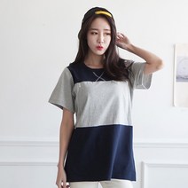 메르 반팔 3단수유티셔츠