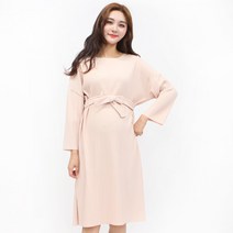 보리맘 아코디언 임산부 원피스