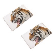 해피팝 타이거라이프 주방욕실 발매트 2p, 혼합 색상