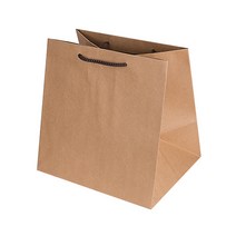 동성지공사 도시락 특대 무지 크라프트 쇼핑백 10p, 베이지색