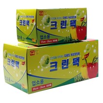 해피크린 업소용 크린팩 중+소, 2개