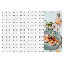 앤비커머스 인테리어타공판 맛있는빵 우 WHITE, 1개