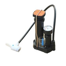 리빙듀오 컴팩트 자전거 에어펌프, 블랙