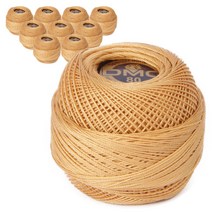 D.M.C 19번사 80 태팅자수레이스실 10p, 437번, 10개