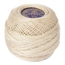 DMC 19번사 80 태팅 자수 레이스실, 3033번, 90m, 1개