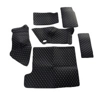 JIAODIAN 프리미엄 퀼팅 트렁크 매트 블랙 HB0375, BMW, X1 (2010~2014)