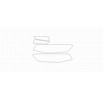 헥시스 쉐보레 카마로 SS 2018 PU HEADLIGHTS FOGLIGHTS B형 PPF보호필름, 1개