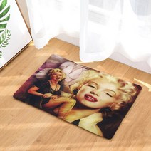 슈퍼식스 빈티지 마릴린먼로 시리즈 바닥 물 흡수 매트 패드, 02