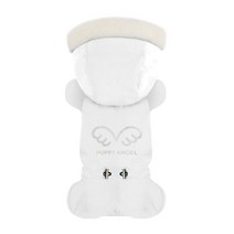 퍼피엔젤 시그니쳐TM 날개 오버롤 반려견 패딩 여아용 PA-OW435, 0 White