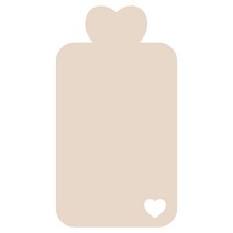 쿠 홈 인테리어 아크릴 메모판 MO71 부착형, 베이지