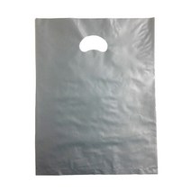 팩스타 펀칭 비닐봉투 PE35 35 x 45 cm, 회색, 50개입