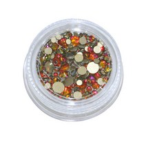 네일트랜드 스페셜 크리스탈 믹스 네일스톤, 오색핑크, 1개