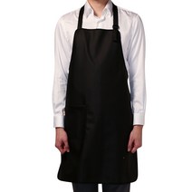 헤어베스트 메쉬 코팅 앞치마 HBYA084, 올블랙, 1개
