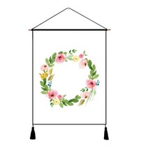 뮤엘 북유럽스타일 화환 인테리어 족자, ML26