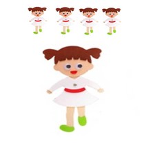 아이세상 아이 펠트장식 환경구성 5p, 17E
