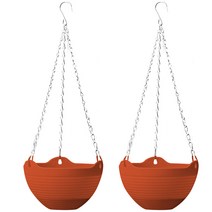 블럭마트 행인 화분 2p, 다크오렌지