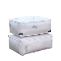 DM 알럽홈 반투명 패딩 이불정리백 구름 대형, 2개입