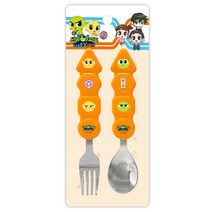신비아파트 도형커트러리 스푼포크세트, 혼합 색상, 스푼+포크