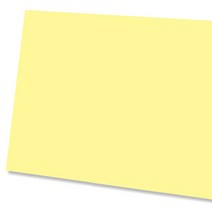 대원우드보드 보드콤 B-020 연노랑색 290 x 440 mm, 5mm, 100개입