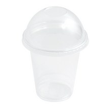 봄91 돔형 투명 디저트컵 330ml + 돔뚜껑 세트, 1개, 100세트