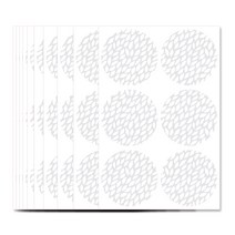 삼육오데이 패턴 스티커 6p, 나뭇잎, 10개입