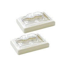 아가드 안전감전방지 돌출형 콘센트커버, 투명, 2개입