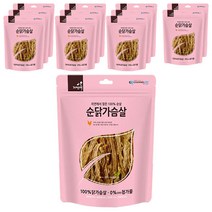 자연애 강아지간식 져키 50g, 순닭가슴살, 12개입