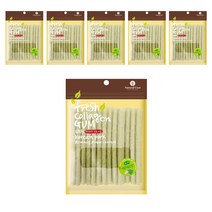 네츄럴코어 프레쉬 콜라겐스틱껌 강아지간식 20p, 시금치 맛, 6개입