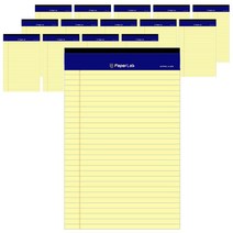 페이퍼랩 리갈패드 40매 A5, 옐로우, 15개입