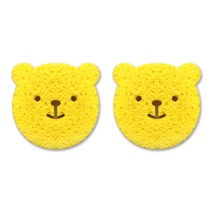 마니또 쥬쥬 베이비 바스 스폰지, 베어옐로우, 2개입