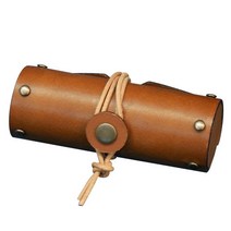 블랑쉐나인 도장꾹 가죽 도장 케이스, 브라운