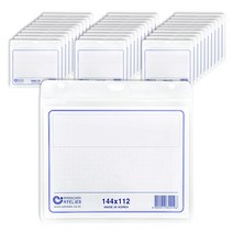 옹달샘 그랜드명찰 가로형 비닐케이스 144 x 112 mm, 혼합 색상, 100개입