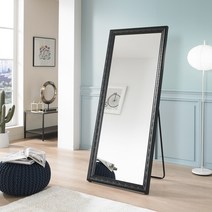 미소아이 엘레강스 대형 와이드 거치식 전신거울, 블랙