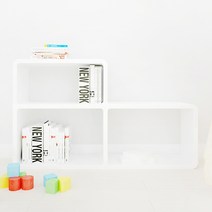 큐빅스 2 독서놀이 책장 243, 화이트