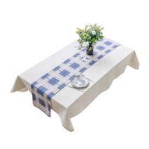 25kitchen 북유럽풍 감성 테이블 러너, 타탄사슴, 가로 32cm x 세로 190cm