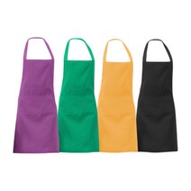 마켓피오 베이직 앞치마 700 x 600 mm, 랜덤 발송, 4개입