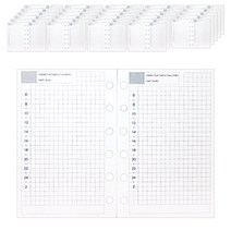 빅드림 꾸꾸까까 6공 다이어리 모던속지 데일리 10p, 20매