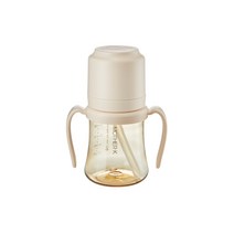 마더케이 369 PPSU 빨대컵 200ml, 크림베이지, 1개
