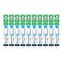 제브라 중성펜 리필심 프레필 NJK 사라사 0.5mm, 그린, 10개입