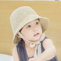 뿌뿌룰루 아동용 허니밀짚 버킷햇