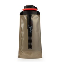 빛담 아웃도어 휴대용 정수 미니 필터 물병, 검정, 700ml