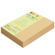 종이문화 양면색상지 뉴씨플레인 16절 No.22 연갈색, 280매