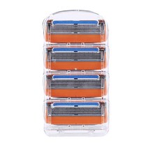 큐지오 퓨전 파워 질레트 호환용 면도날, 4개입, 1개