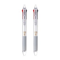 파이롯트 프릭션 볼 슬림 3색 볼펜 0.38mm, 실버, 2개