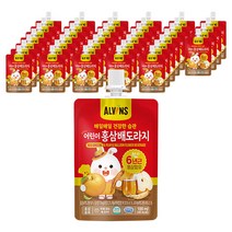엘빈즈 매일매일 건강한습관 어린이 홍삼배도라지 100ml, 40개