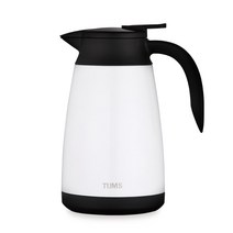 텀스 비비엔느 보온보냉 주전자, 1500ml, 화이트