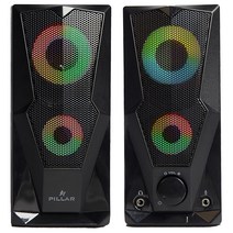 필라 컴소닉 PC스피커 듀얼 2.5 LED 2채널, CS-70UL, 혼합 색상