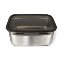 퀸센스 304 사각 밀폐용기 1200ml, 1개
