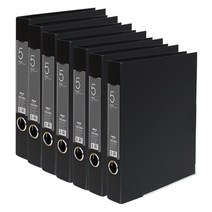 드림산업 레일바인더 5cm, 검정, 7개