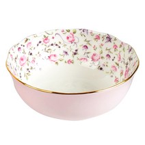 로얄알버트 뉴황실장미 KOREAN SOUP BOWL 13.5cm ROSE CONFETTI 40001872, 혼합 색상, 1개